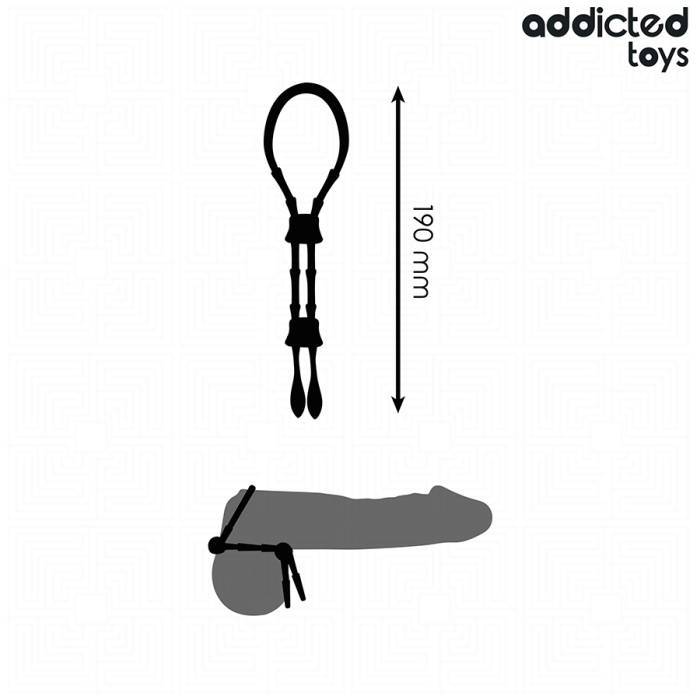ADDICTED TOYS - CORDA DE SILICONE AJUSTÁVEL PARA O PENIS