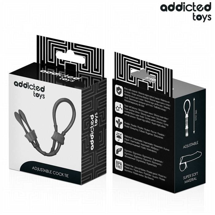 ADDICTED TOYS - CORDA DE SILICONE AJUSTÁVEL PARA O PENIS