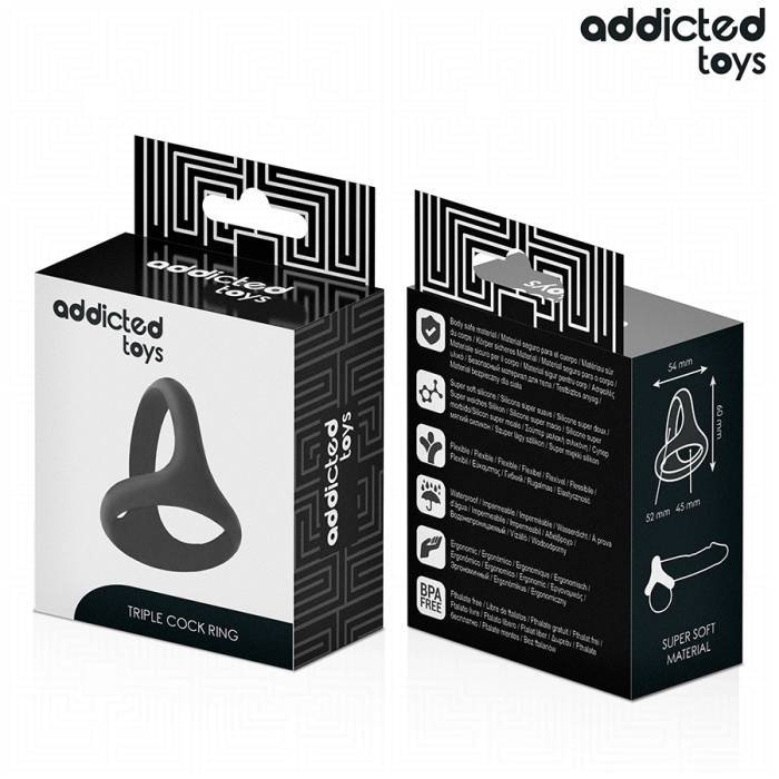 ADDICTED TOYS - ANEL TRIPLO GROSSO PARA O PÃNIS