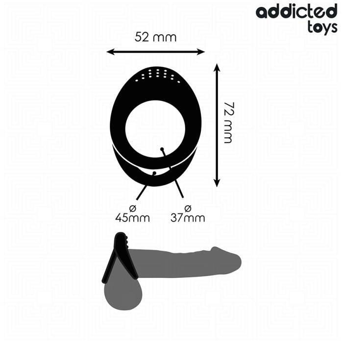 ADDICTED TOYS - ANEL DE PENIS COM DUPLA TEXTURA