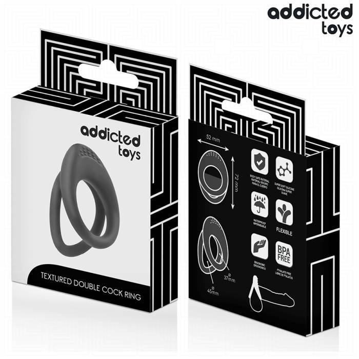 ADDICTED TOYS - ANEL DE PENIS COM DUPLA TEXTURA