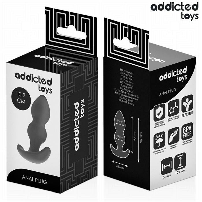 ADDICTED TOYS - PLUG ANAL TAMANHO S 10,3 CM