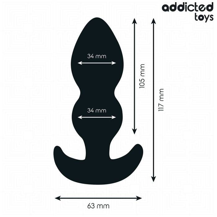 ADDICTED TOYS - PLUG ANAL TAMANHO L 11,7 CM
