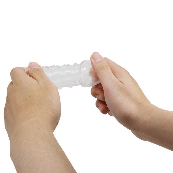 PRETTY LOVE - MANGA PARA PÃNIS APERTADA E VOLUMOSA TRANSPARENTE