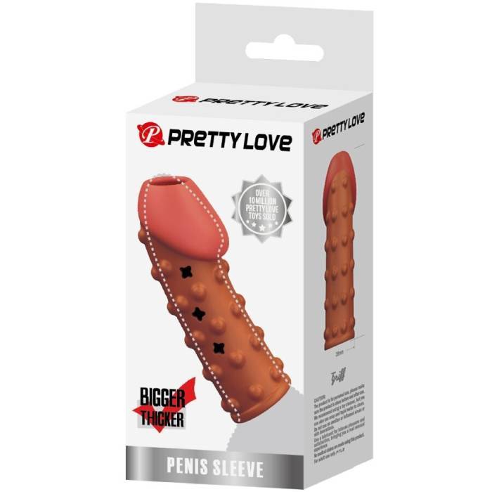 PRETTY LOVE - MANGA PARA PÃNIS APERTADA E VOLUMOSA NATURAL