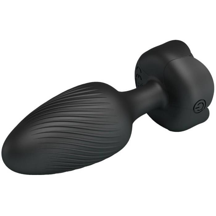 PRETTY LOVE - VARIAN ANAL PLUG COM LUZ LED PRETO 10,8 CM