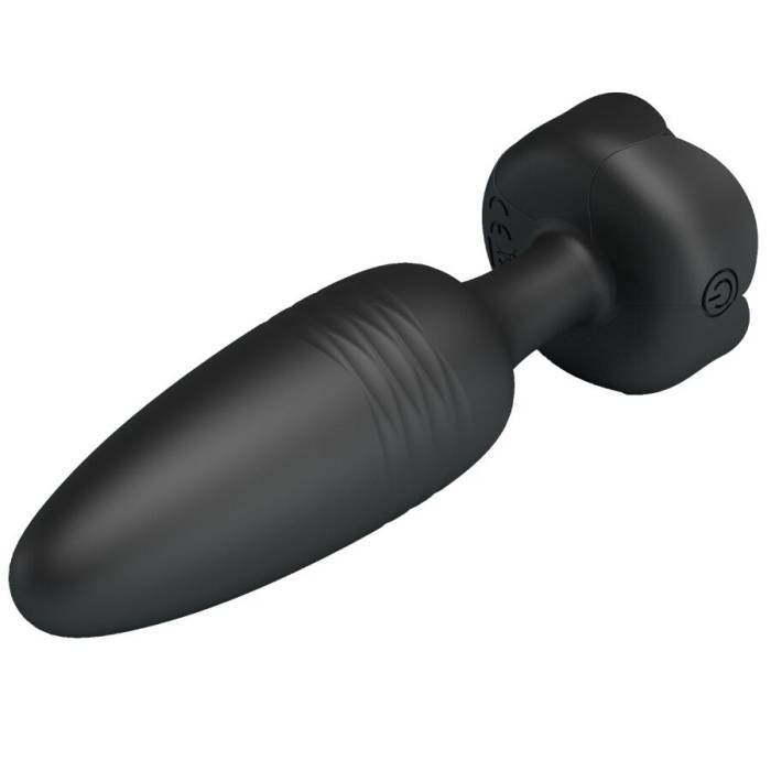 PRETTY LOVE - TARION ANAL PLUG COM LUZ LED PRETO 12,5 CM