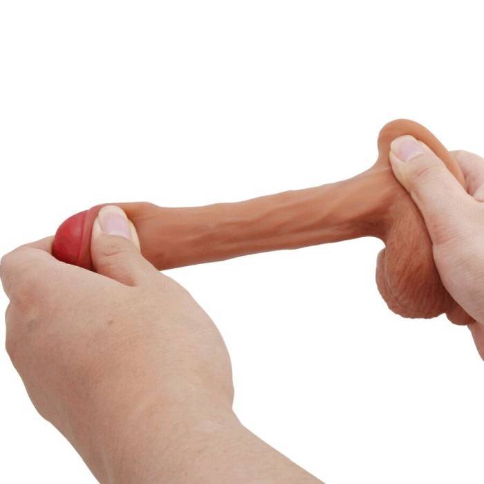PRETTY LOVE - WARNELL DILDO ULTRA REALISTA E ELÃSTICO 9,5 CM MULATO