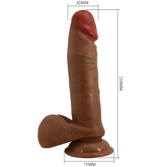 BAILE - ABEL REALISTA DILDO 21 CM MULATO