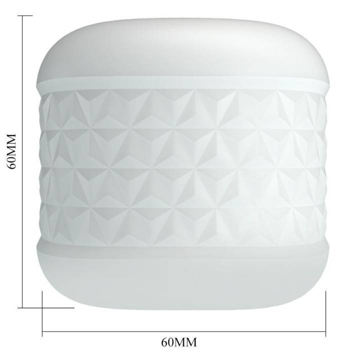 PRETTY LOVE - MASTURBADOR MASCULINO CRYSTLE BRANCO