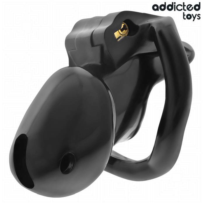 ADDICTED TOYS LOCKED - GAIOLA PARA PÃNIS CELL MINDNIGHT TAMANHO S 4.8 CM