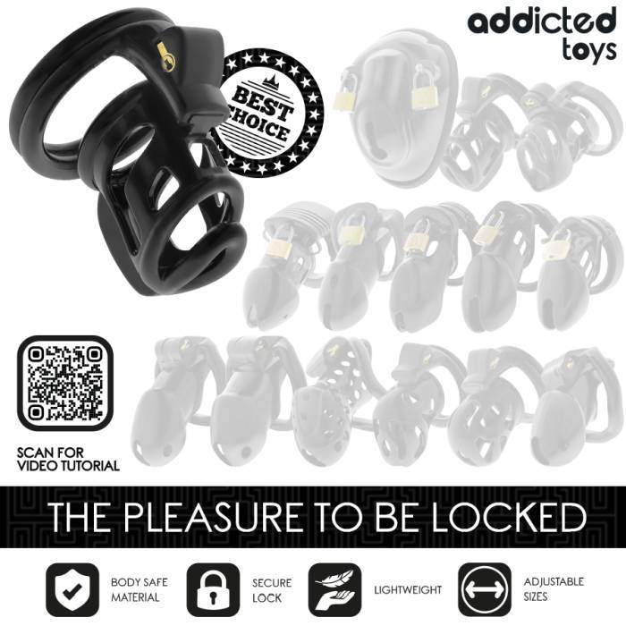 ADDICTED TOYS LOCKED - GAIOLA GILDEN GAIOLA PARA PÃNIS 8,5 CM