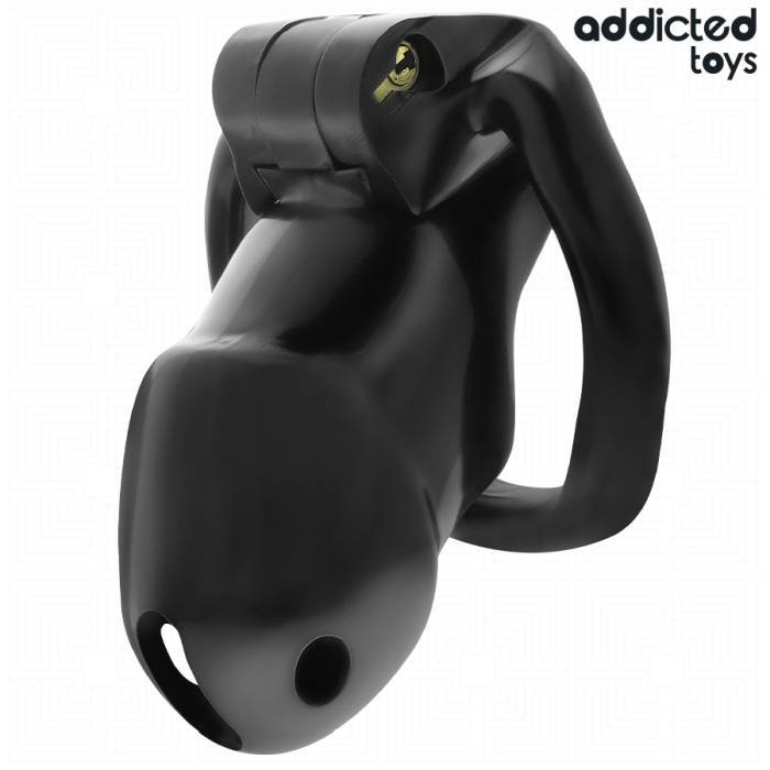 ADDICTED TOYS LOCKED - GAIOLA PARA PÃNIS CELL MINDNIGHT 4.2 CM TAMANHO M
