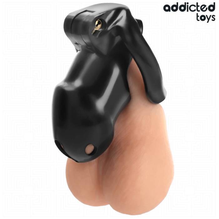 ADDICTED TOYS LOCKED - GAIOLA PARA PÃNIS CELL MINDNIGHT 4.2 CM TAMANHO M