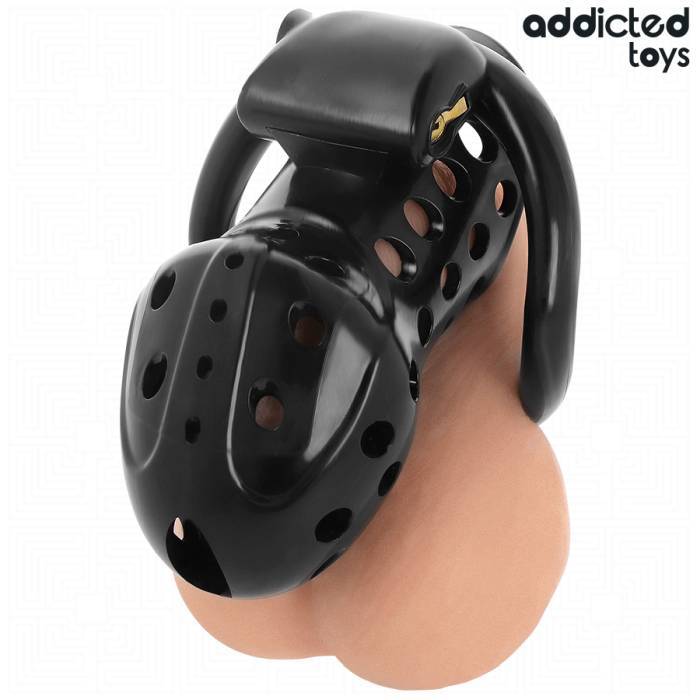 ADDICTED TOYS LOCKED - GAIOLA DE PÃNIS OCO COM CORRENTE 10,5 CM