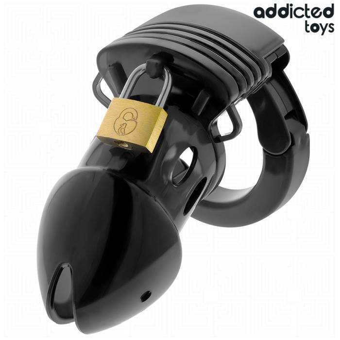 ADDICTED TOYS LOCKED - GAIOLA PARA PÃNIS CHASTITY DEPHHS 7,5 CM