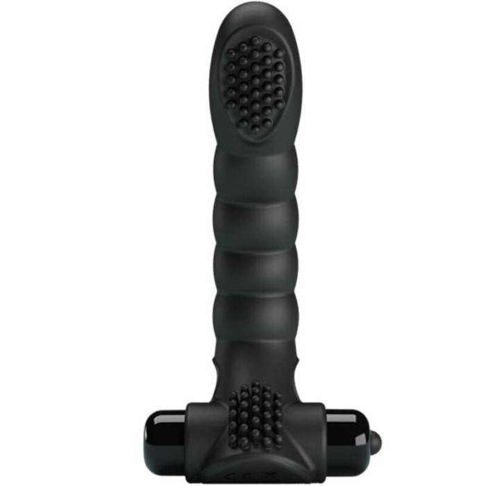 PRETTY LOVE - VIBRADOR DE DEDO ALEXANDER 10 VIBRAÃÃES PRETO