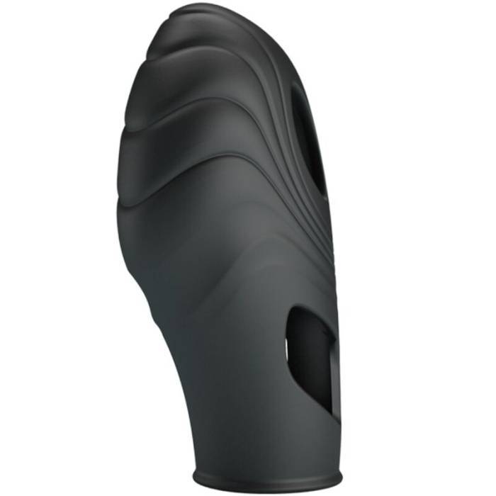 PRETTY LOVE - LICH SILICONE DEDO VIBRADOR PRETO