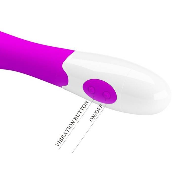 PRETTY LOVE - VIBRADOR ELEMENTAL 30 MODOS DE VIBRAÃÃO ROXO