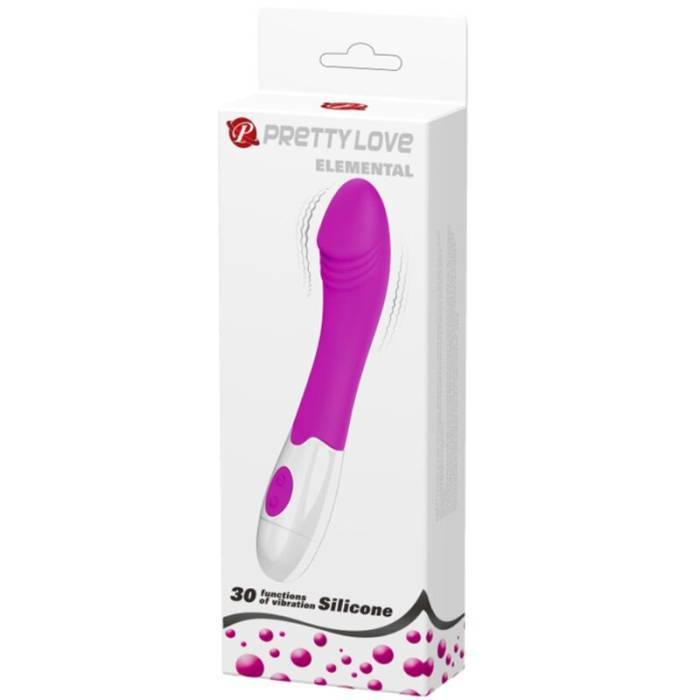 PRETTY LOVE - VIBRADOR ELEMENTAL 30 MODOS DE VIBRAÃÃO ROXO