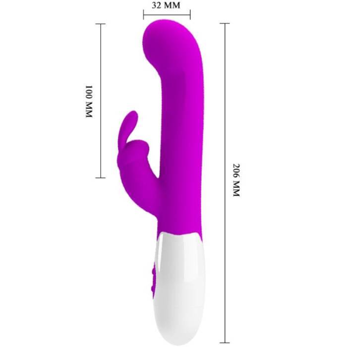 PRETTY LOVE - CENTAUR VIBRATOR RABBIT 30 MODOS DE VIBRAÃÃO ROXO