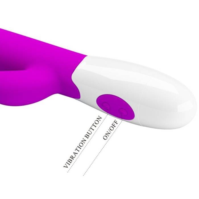 PRETTY LOVE - CENTAUR VIBRATOR RABBIT 30 MODOS DE VIBRAÃÃO ROXO