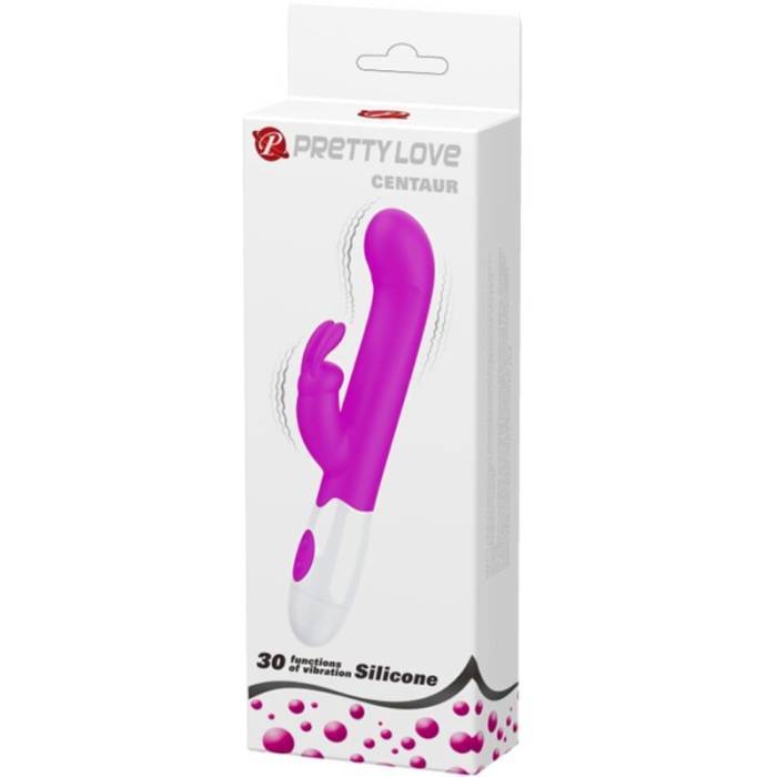 PRETTY LOVE - CENTAUR VIBRATOR RABBIT 30 MODOS DE VIBRAÃÃO ROXO