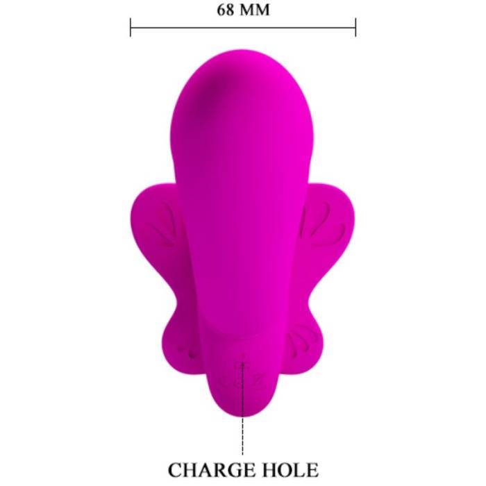 PRETTY LOVE - VIBRADOR VALERIE DOUBLE STRAP-ON 12 VIBRAÃÃES ROXO