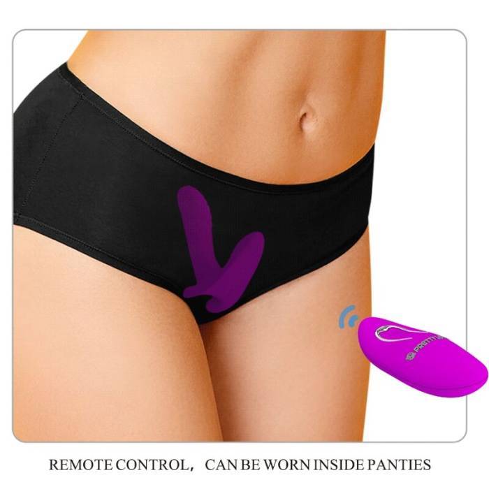 PRETTY LOVE - MASSAGEADOR E VIBRADOR 12 VIBRAÃÃES CONTROLE REMOTO ROXO