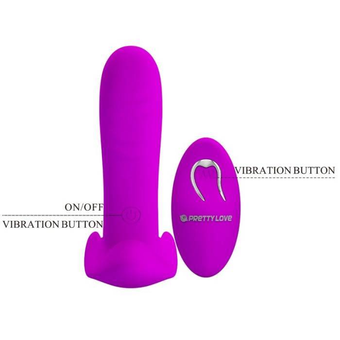PRETTY LOVE - MASSAGEADOR E VIBRADOR 12 VIBRAÃÃES CONTROLE REMOTO ROXO