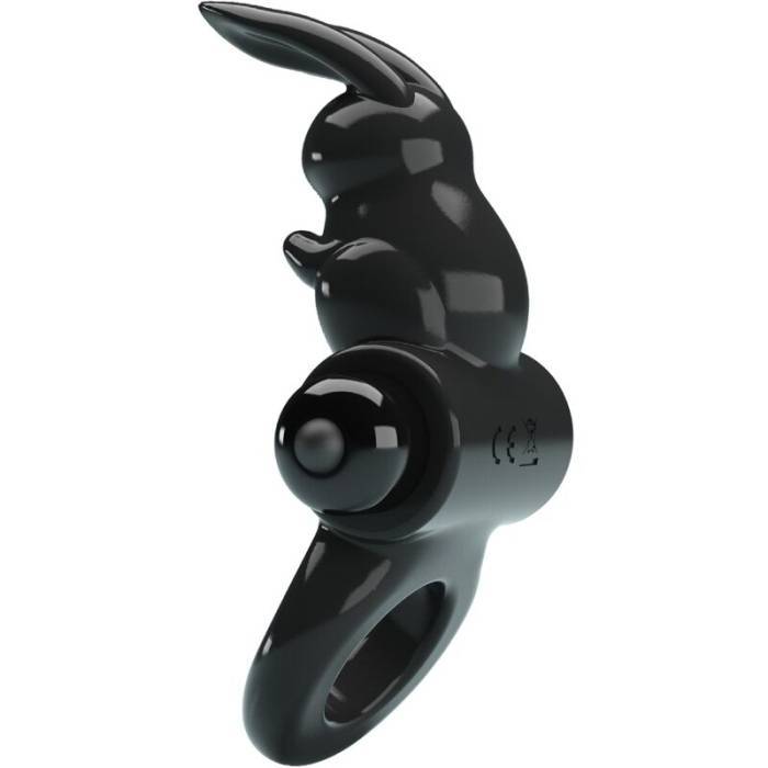 PRETTY LOVE - ANEL VIBRADOR COELHO ANEL EXCITANTE 10 VIBRAÃÃES PRETO