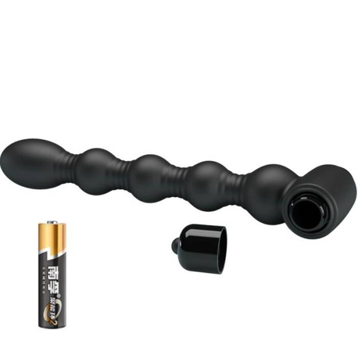 PRETTY LOVE - LYNN SILICONE ANAL PLUG 10 VIBRAÃÃES PRETO