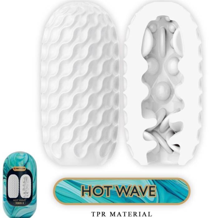 PRETTY LOVE - VENUS X 15 MASTURBADORES MASCULINOS DE SILICONE BRANCO