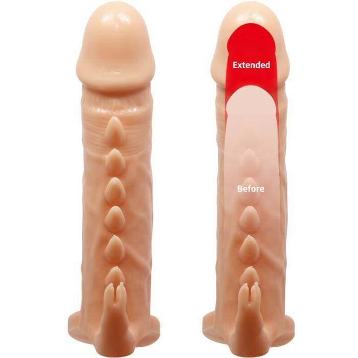 PRETTY LOVE - MANGA PARA PÃNIS EMMIT + ESTIMULADOR DE CLITÃRIS FLESH