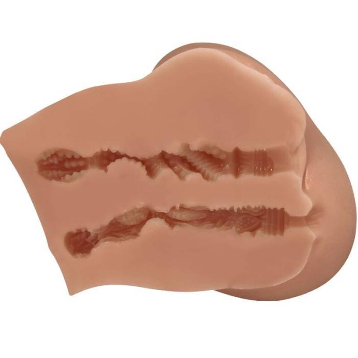 CRAZY BULL - LUNA VIBRADOR BUTT COM VAGINA REALISTA E ÃNUS CONTROLE DE CARNE REMOTO