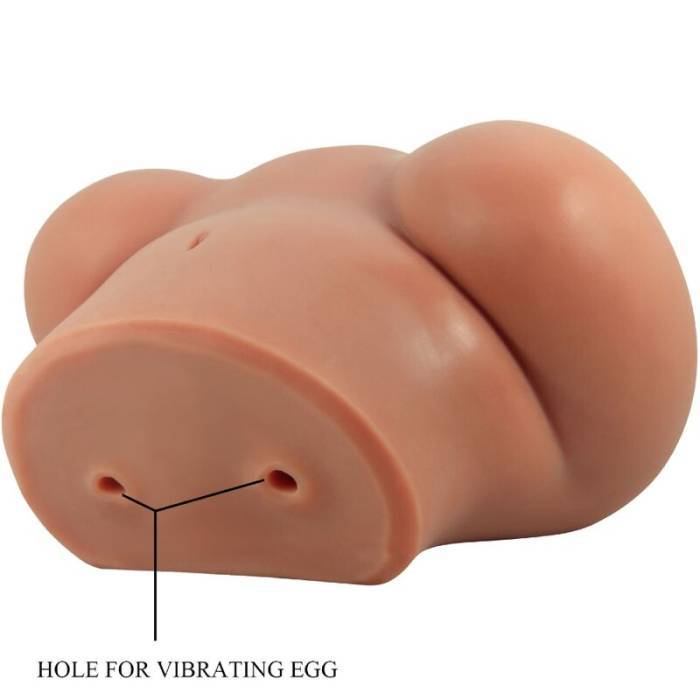 CRAZY BULL - LUNA VIBRADOR BUTT COM VAGINA REALISTA E ÃNUS CONTROLE DE CARNE REMOTO