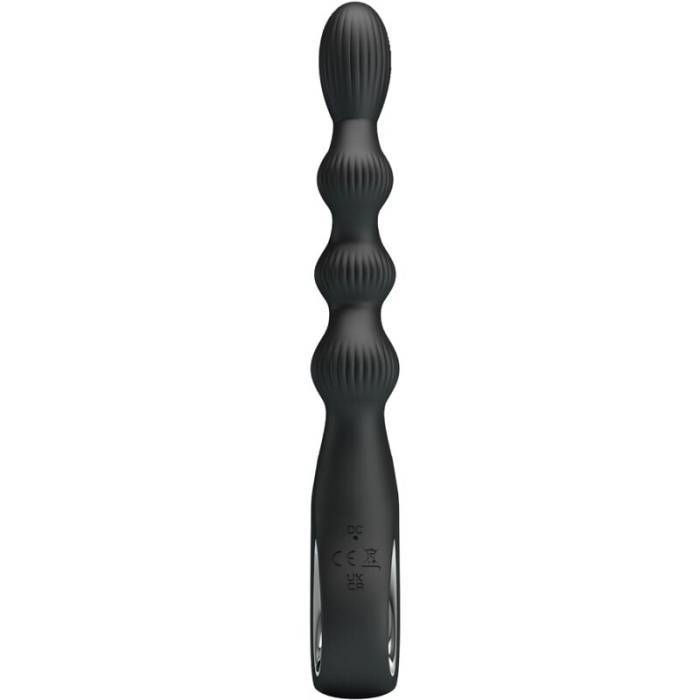 PRETTY LOVE - FEDERER VIBRADOR ANAL 12 VIBRAÃÃES PRETO