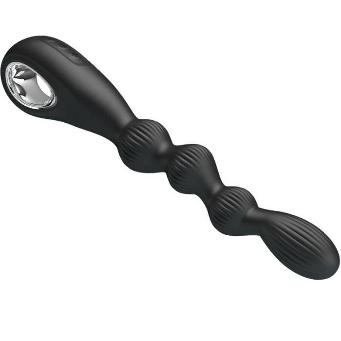 PRETTY LOVE - FEDERER VIBRADOR ANAL 12 VIBRAÃÃES PRETO
