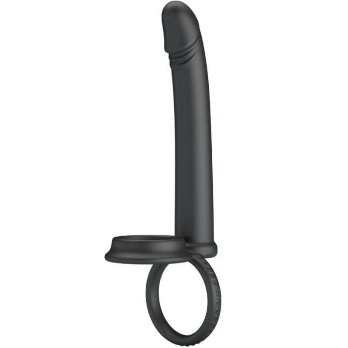PRETTY LOVE - DILLION ANEL DUPLO DE PÃNIS DUPLO DE DUPLA PENETRAÃÃO PRETO