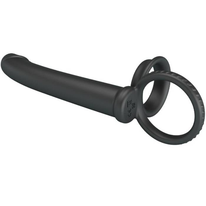 PRETTY LOVE - DILLION ANEL DUPLO DE PÃNIS DUPLO DE DUPLA PENETRAÃÃO PRETO