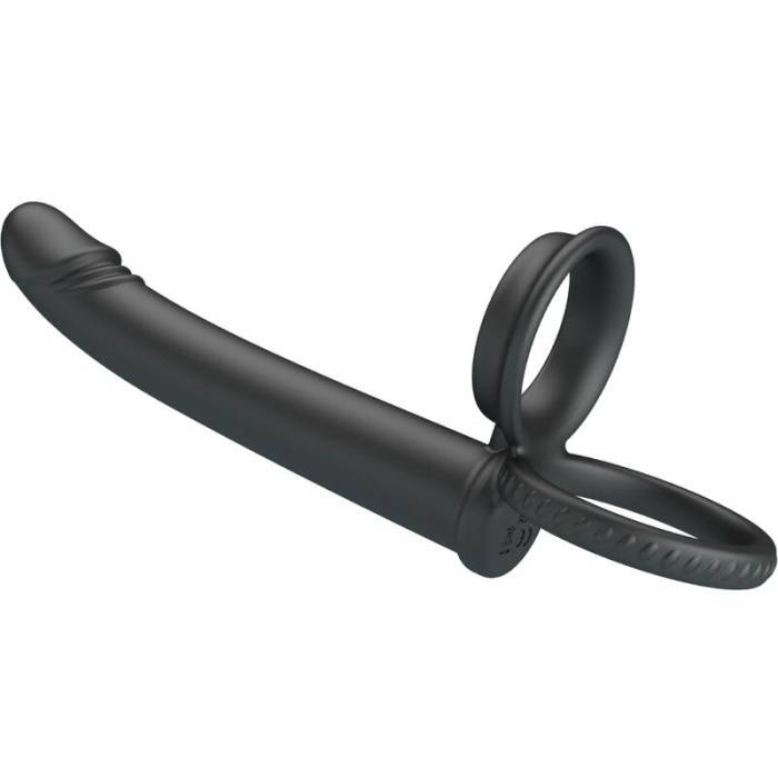 PRETTY LOVE - DILLION ANEL DUPLO DE PÃNIS DUPLO DE DUPLA PENETRAÃÃO PRETO