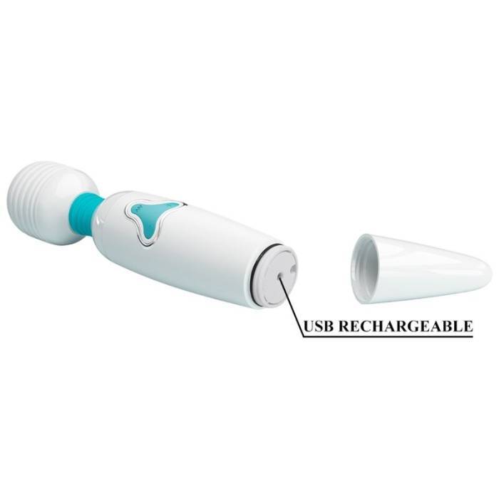 PRETTY LOVE - VIBRADOR CLOUD WAND 7 VIBRAÃÃES BRANCO