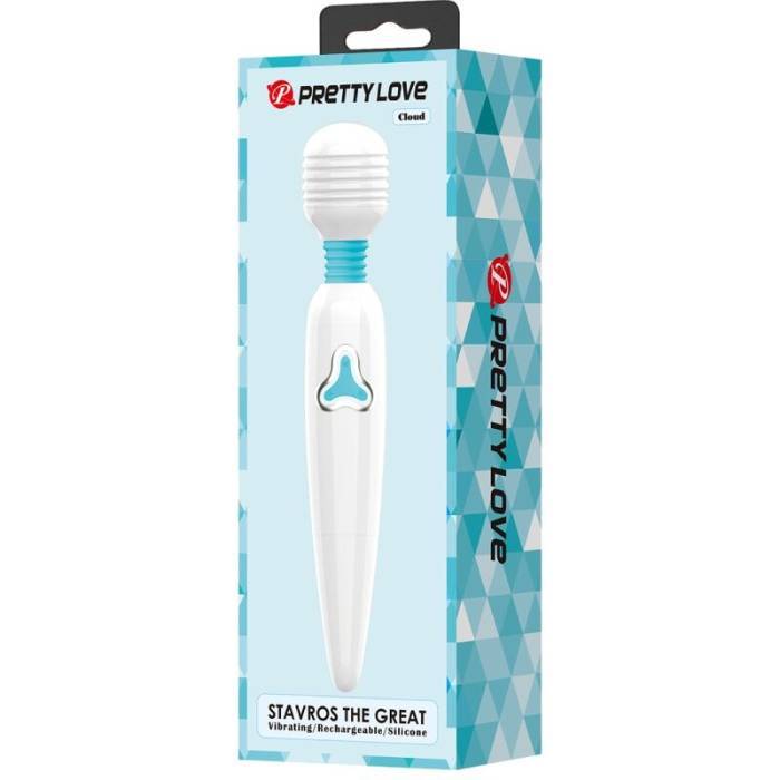 PRETTY LOVE - VIBRADOR CLOUD WAND 7 VIBRAÃÃES BRANCO