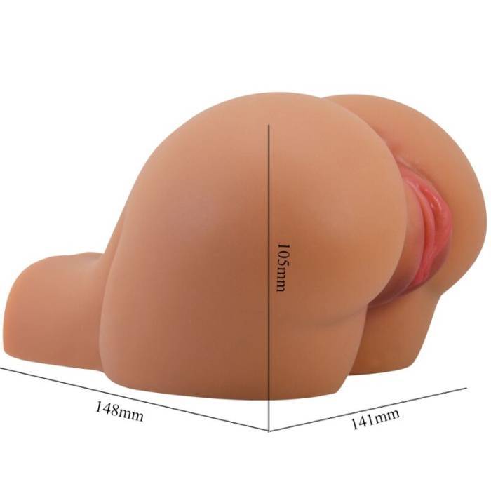 CRAZY BULL - VIBRADOR KYLIE ASS COM CONTROLE REMOTO REALISTA DE VAGINA E ÃNUS