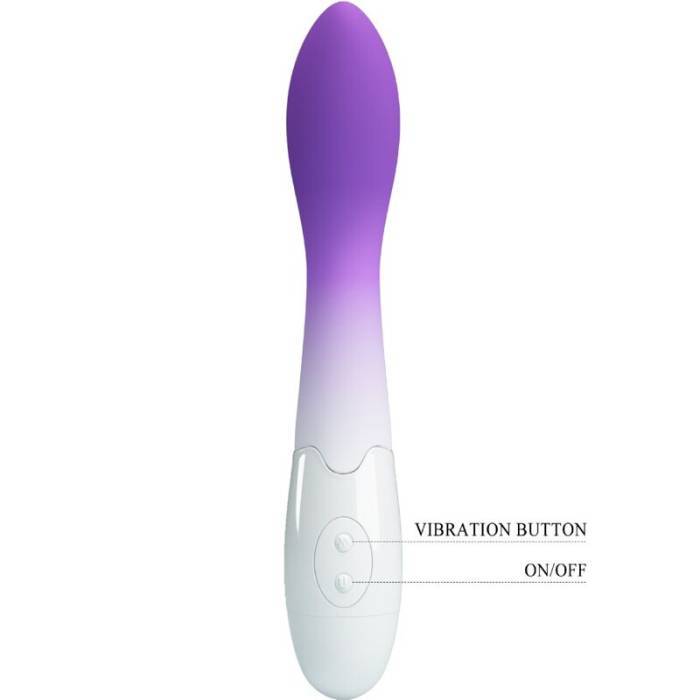 PRETTY LOVE - VIBRADOR BISHOP G-SPOT 30 VIBRAÃÃES ROXO