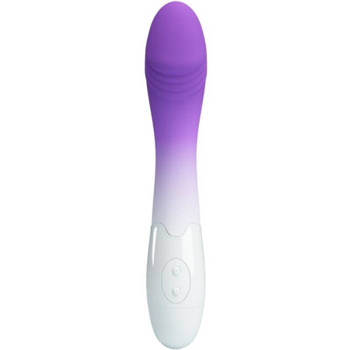 PRETTY LOVE - VIBRADOR ELEMENTAL PONTO G 30 VIBRAÃÃES ROXO