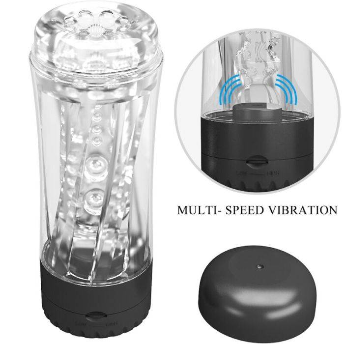 PRETTY LOVE - TAMARA MASTURBADOR MASCULINO MULTI-VELOCIDADE VIBRADOR PRETO