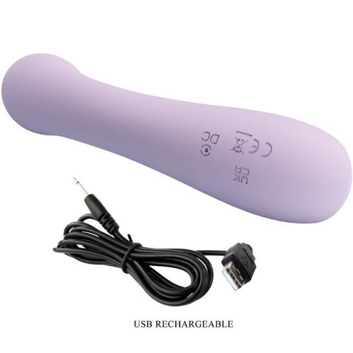 PRETTY LOVE - VIBRADOR ROSOLYN RABBIT 10 VIBRAÃÃES ROXO