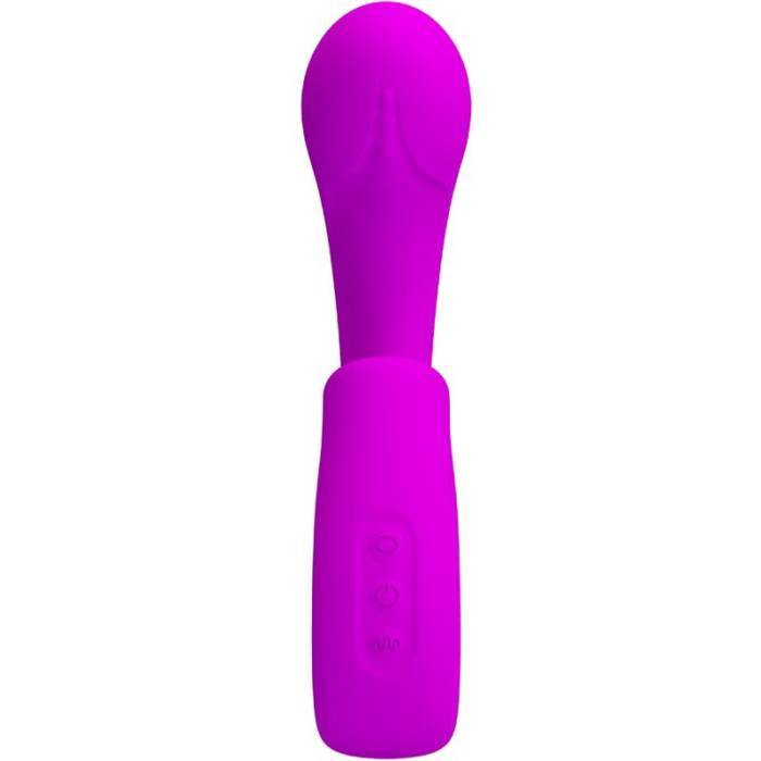 PRETTY LOVE - SIBEL SIBEL VIBRADOR PONTO G + ESTIMULADOR DE CLITÃRIS 10 VIBRAÃÃES ROXO