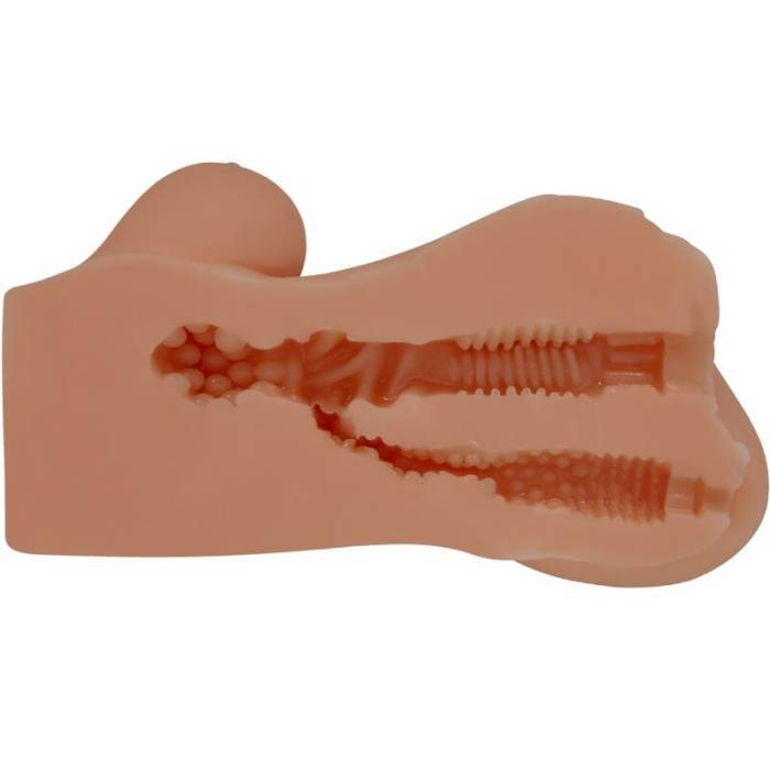 CRAZY BULL - HANNAH MASTURBADOR DUPLO VAGINA E ÃNUS MULATO REALISTA